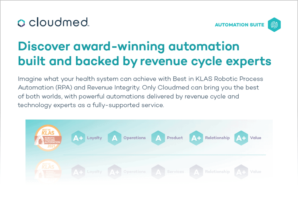 Cloudmed's Automation Suite