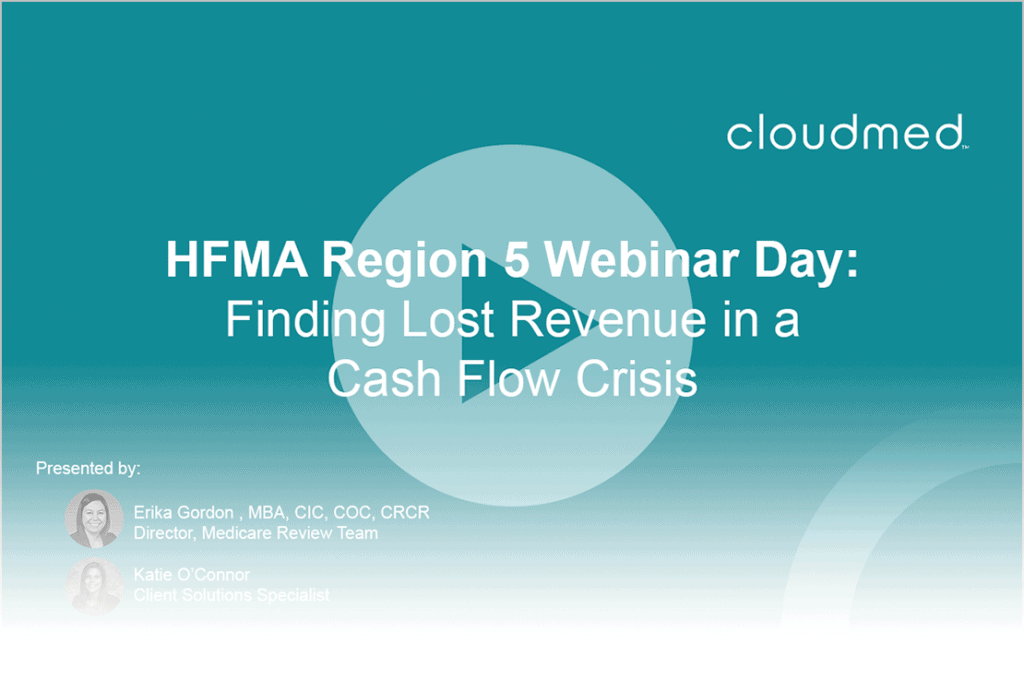 A video with the title Finding Lost Revenue in a Cash Flow Crisis.