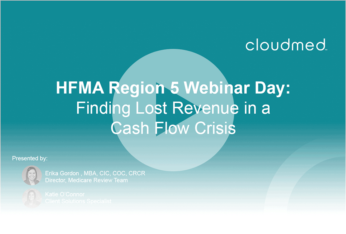 A video with the title Finding Lost Revenue in a Cash Flow Crisis.