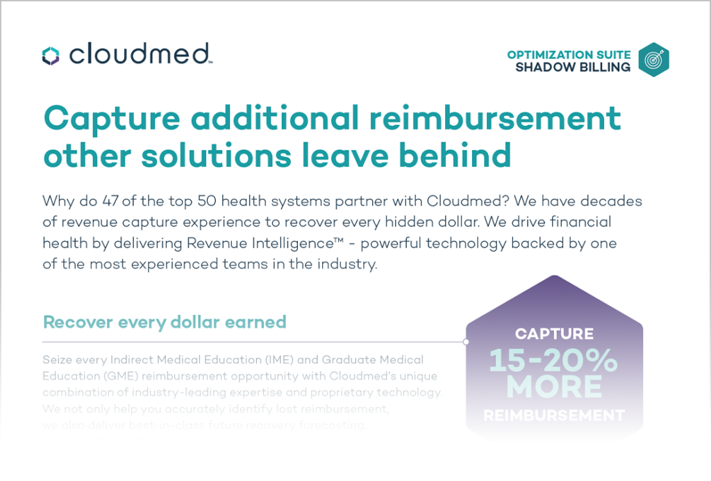 Cloudmed's Shadow Billing Solution