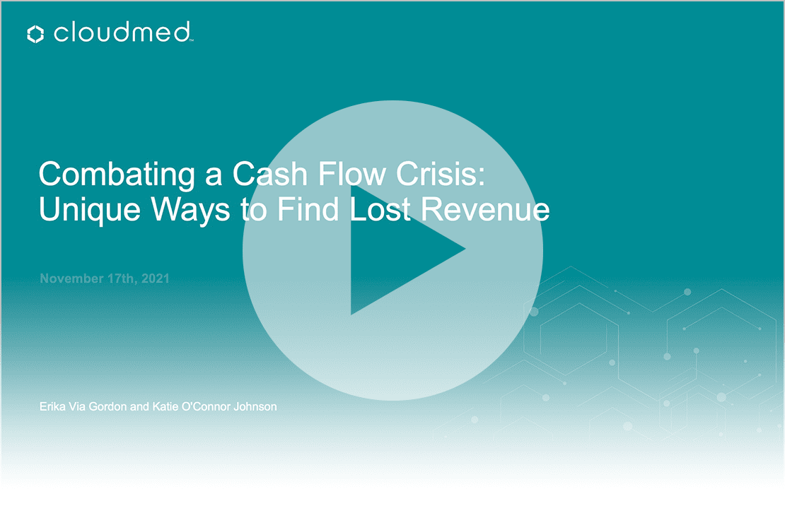 Nov 17, 2021 Webinar - Combating a Cash Flow Crisis: Unique Ways to Find Lost Revenue
