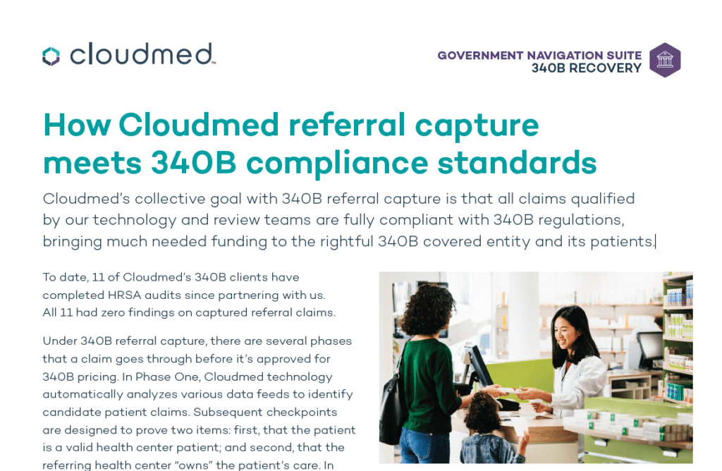 340B Recovery referral capture compliance guide