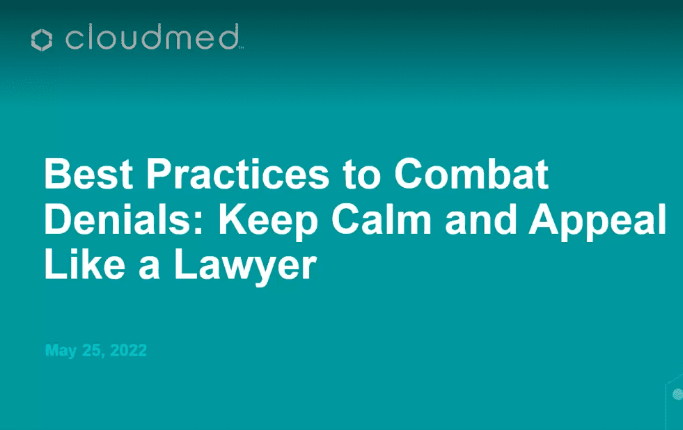 Best Practices to Combat Denials