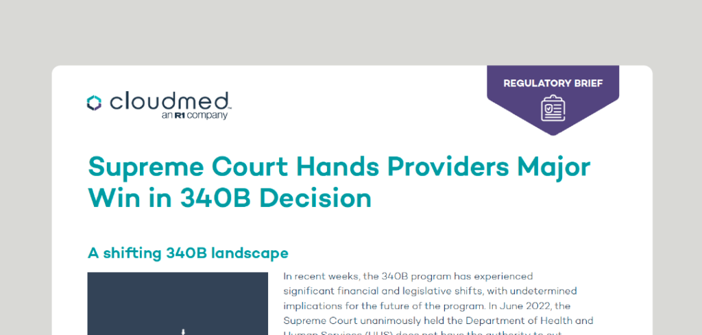 Supreme Court Hands Providers Major Win in 340B Decision