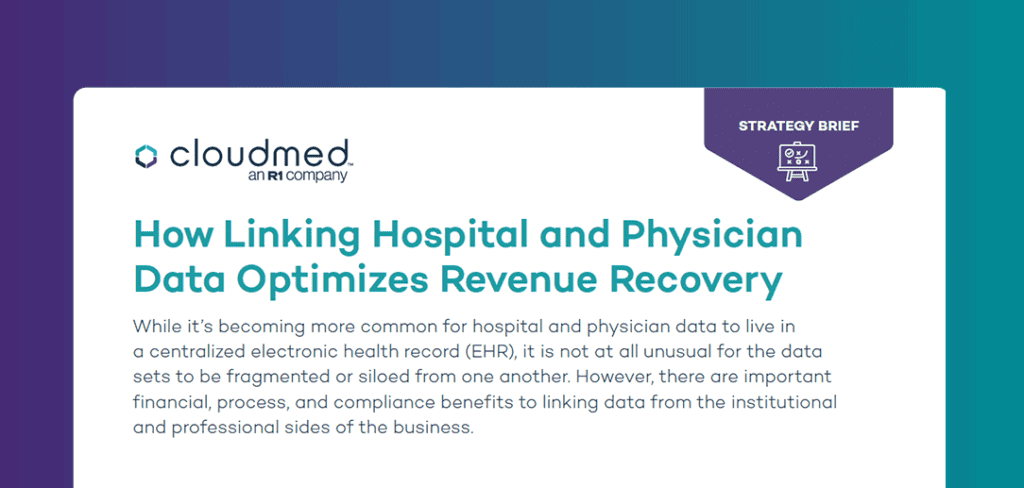 Strategy-Brief-Linking Hospital and Physician Billing